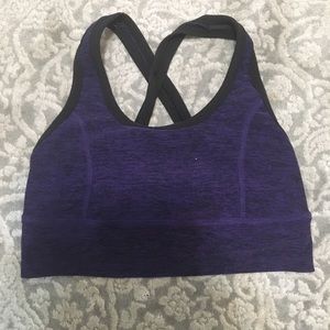 Purple Beyond Yoga Sports Bra